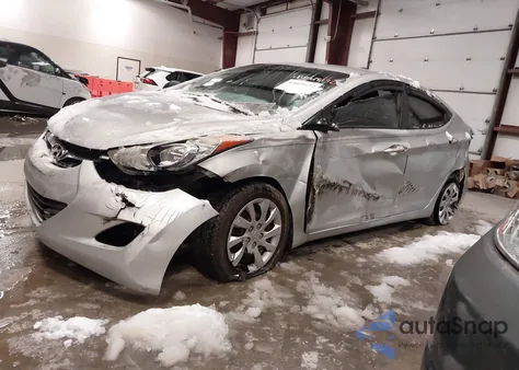 2012 Hyundai Elantra Gls из США, поврежденный, VIN 5NPDH4AE7CH133678